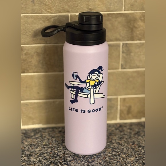 Life Is Good Other - 🆕 Life is Good Lavender Stainless Water Bottle 26oz